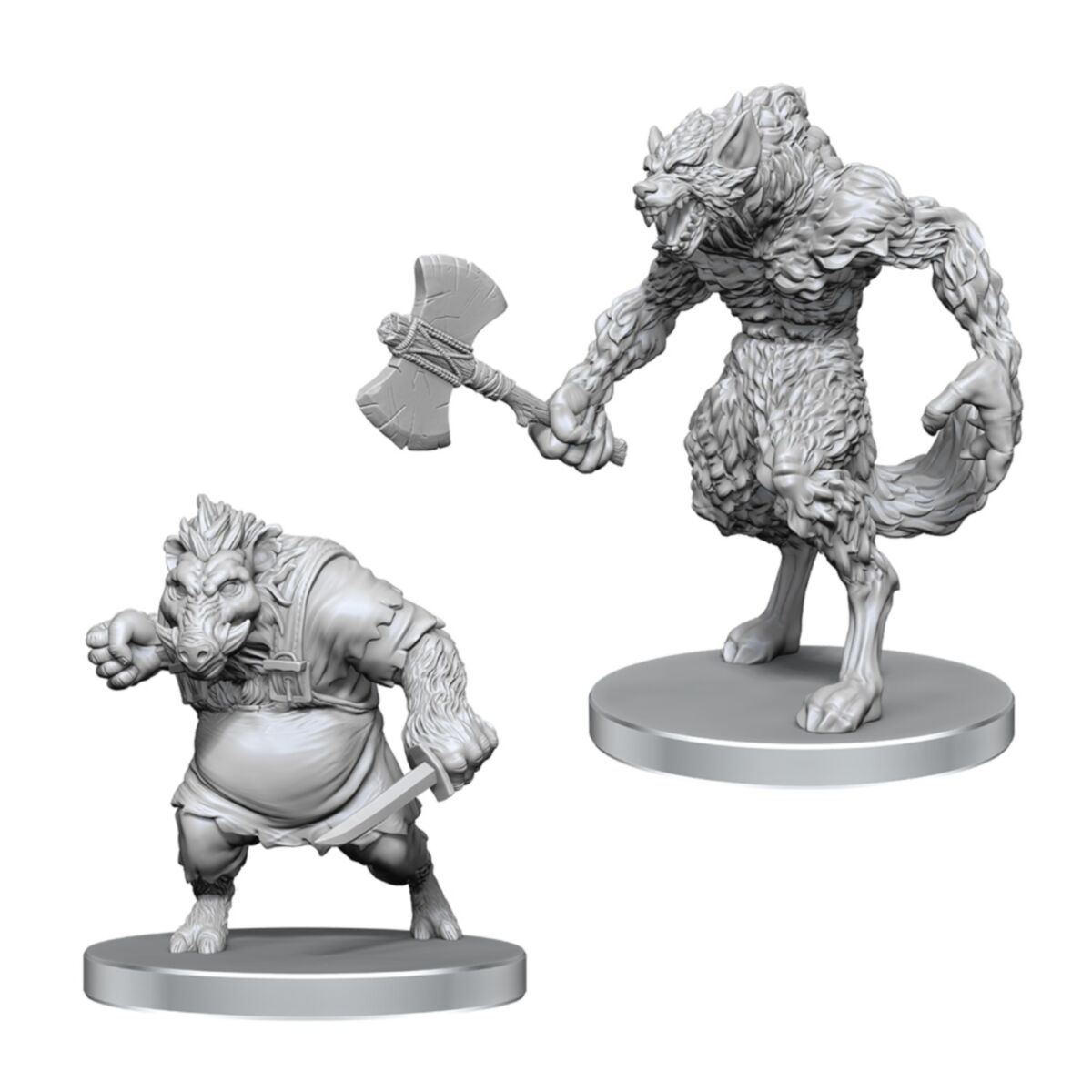 Pathfinder Figure: Werewolf/Wereboar