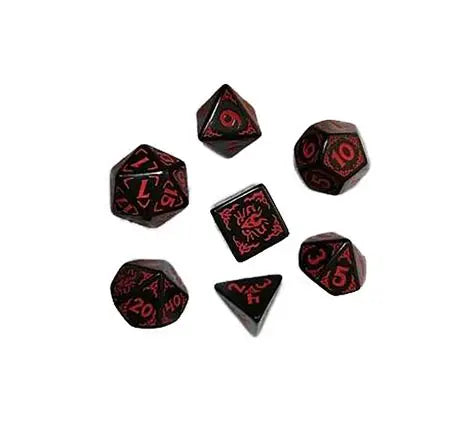 Dice Set: Dragons of the Red Moon
