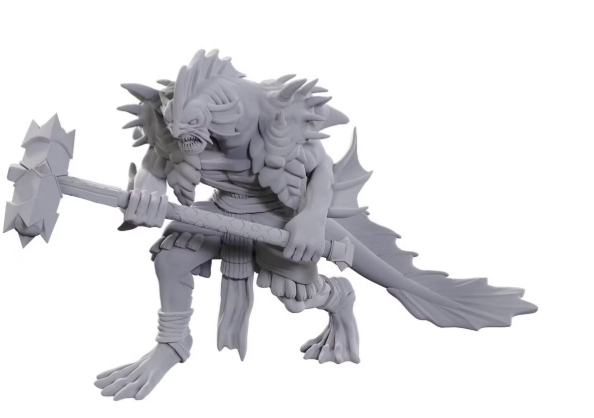 D&D Figure: Sahuagin Coral Smasher