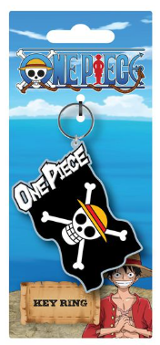 Keyring: One Piece - Flag Moulded