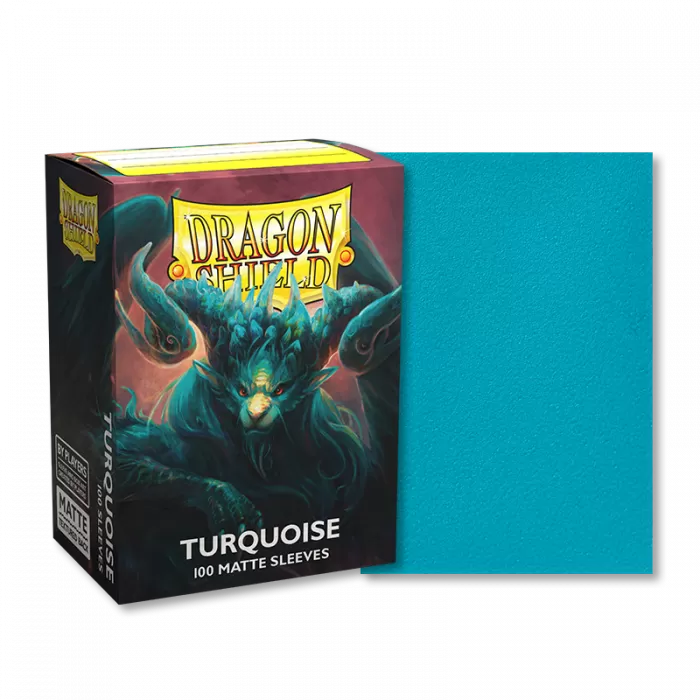 Dragon Shield: Matte Sleeves - Turquoise
