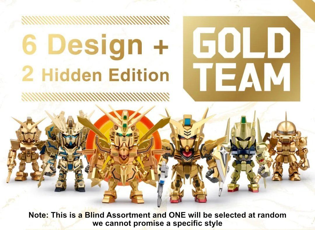 Gundam -QMSV Mini- Gold Team