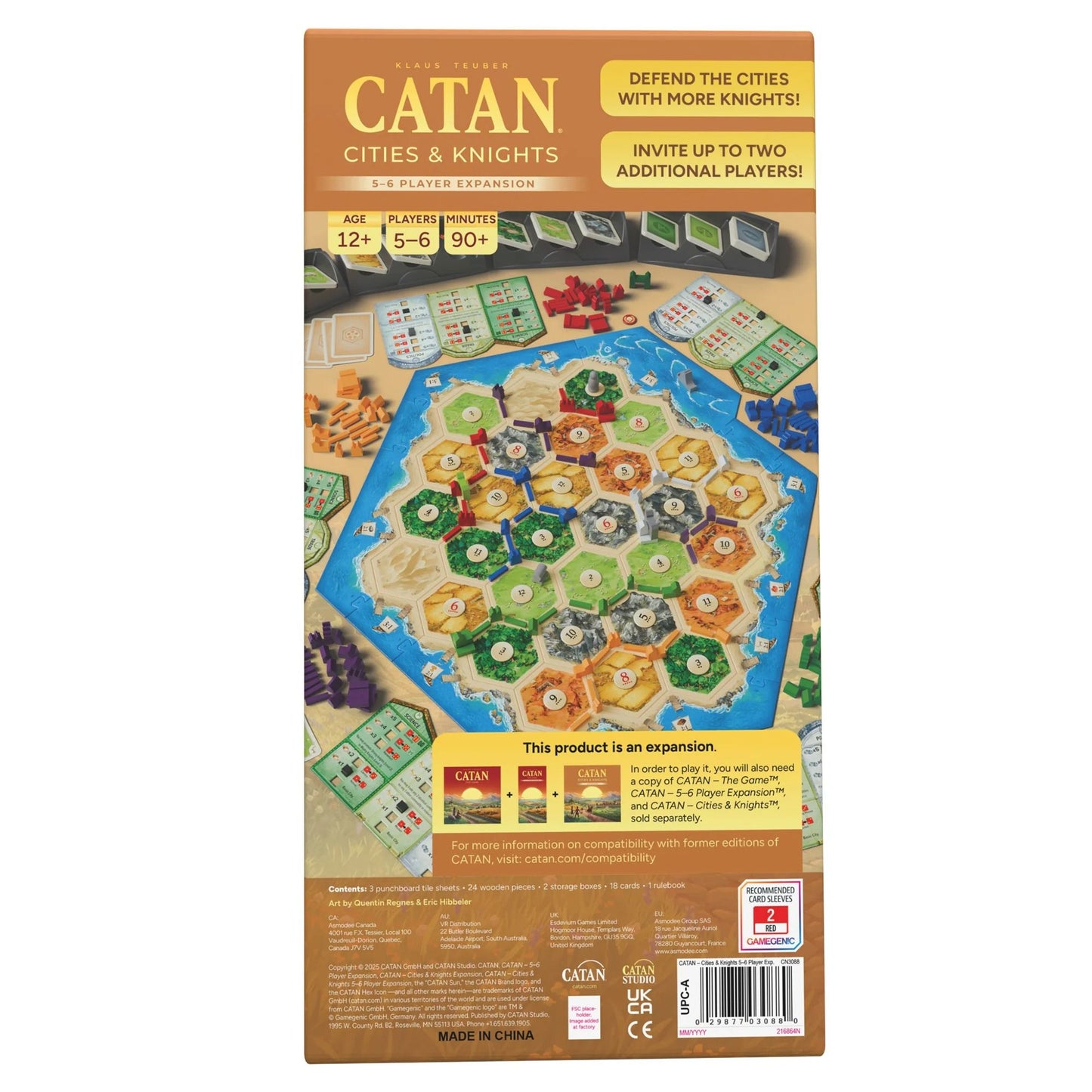 Catan 6th: Cities & Knights 5-6 Ext