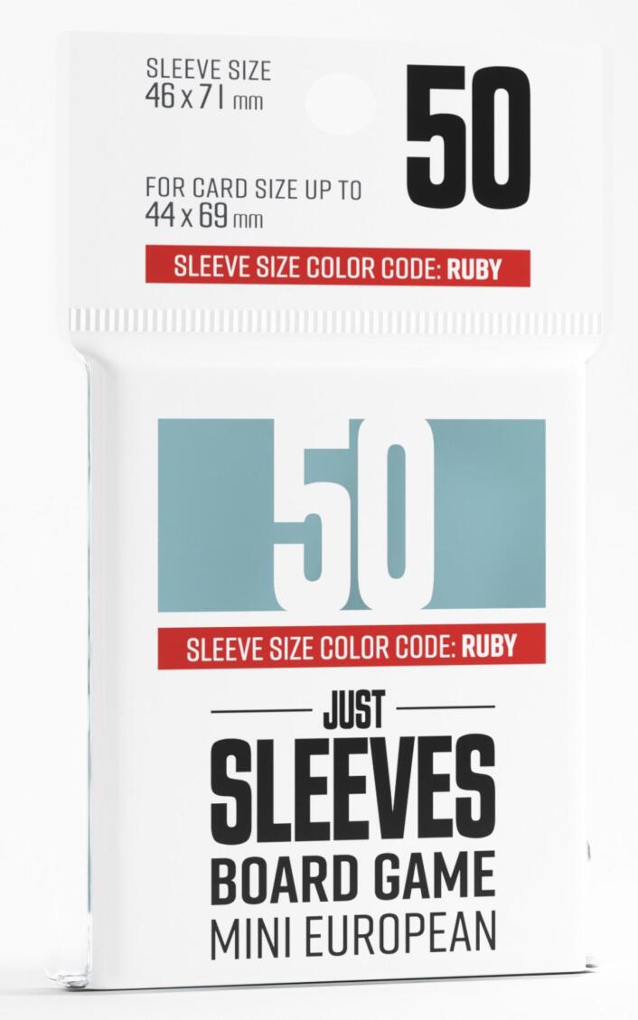 Gamegenic Just Sleeves: Mini Euro 44x67