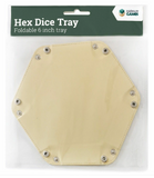 LPG Hex Dice Tray 6" Yellow