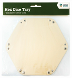 LPG Hex Dice Tray 8" Yellow