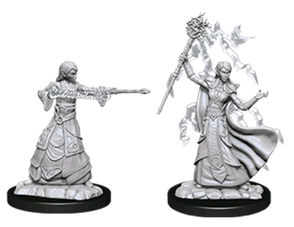 D&D Figure: Female Elf Wizard