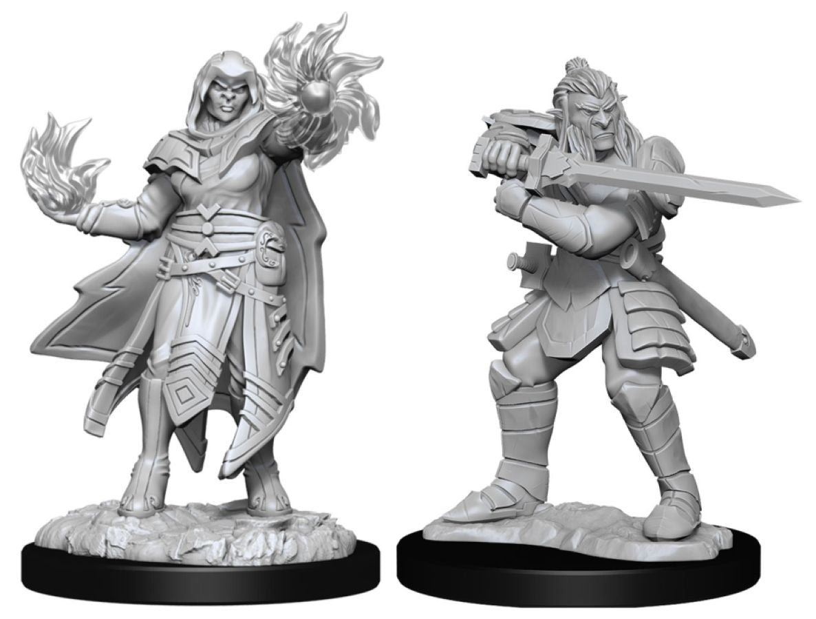 D&D Figure: Hobgoblin Fighter M Wizard F
