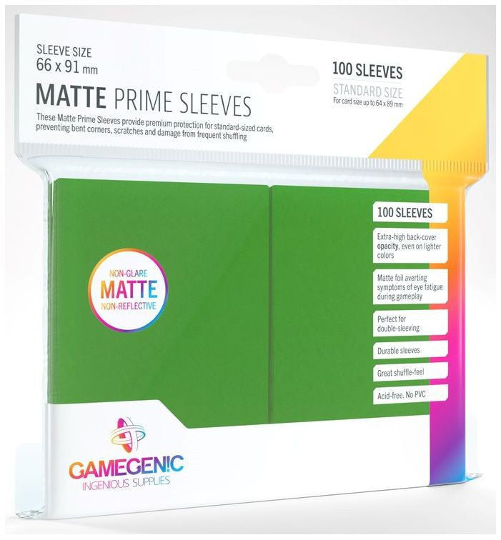Gamegenic: Matte Prime Green Sleeves