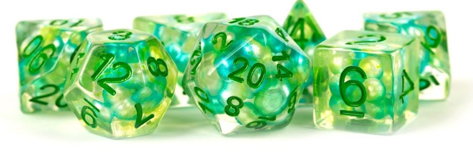 MDG Dice: 16mm Pearl Sea Foam