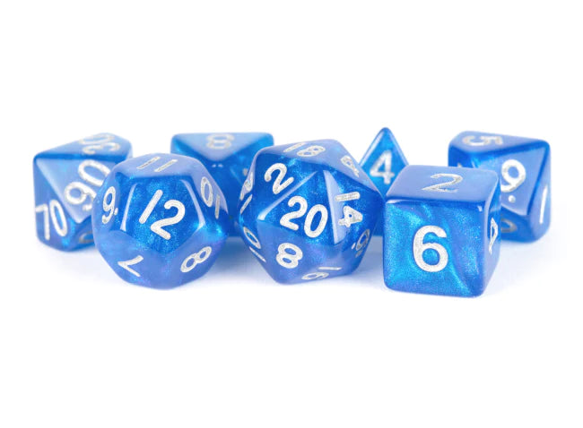 MDG Dice: Stardust Blue 7 Set