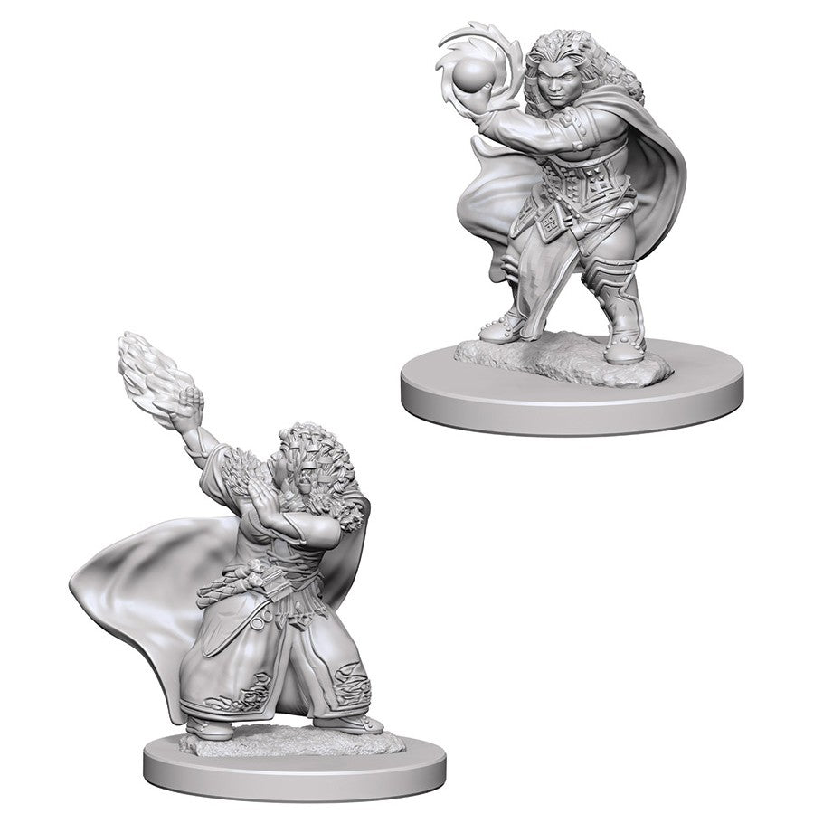 D&D Figure: Dwarf Female Wizard