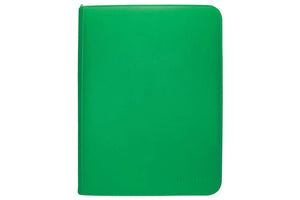 UP: Vivid 9-Pocket Zippered Binder Green