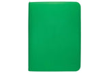 UP: Vivid 9-Pocket Zippered Binder Green