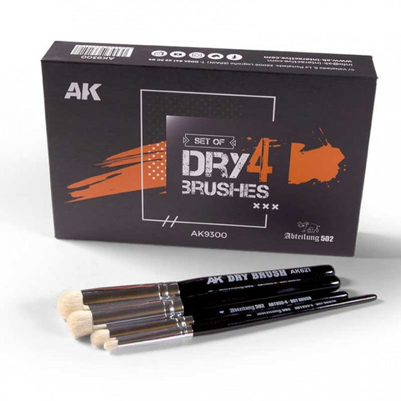 AK Interactive: Dry Brush Set