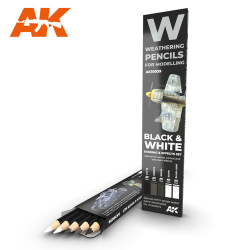 AK Interactive: Weathering Pencils B&W