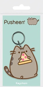 Keyring: Pusheen Pizza PVC