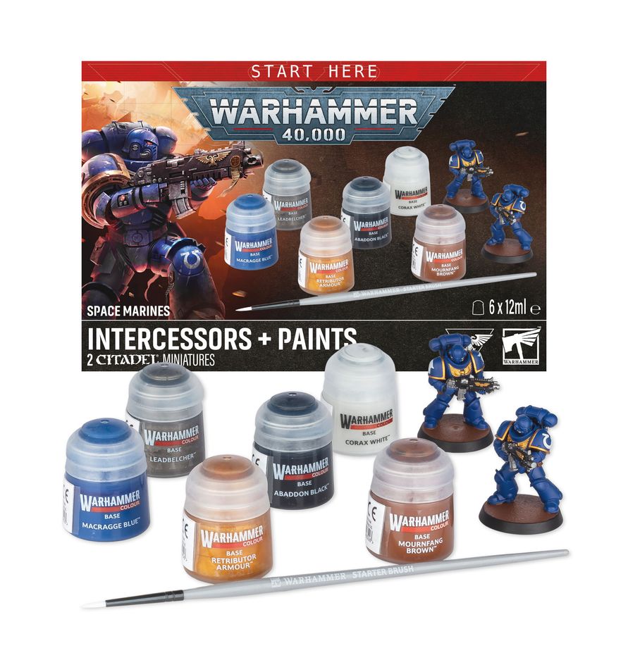 W40K Intercessors and Paints (11th Ed)