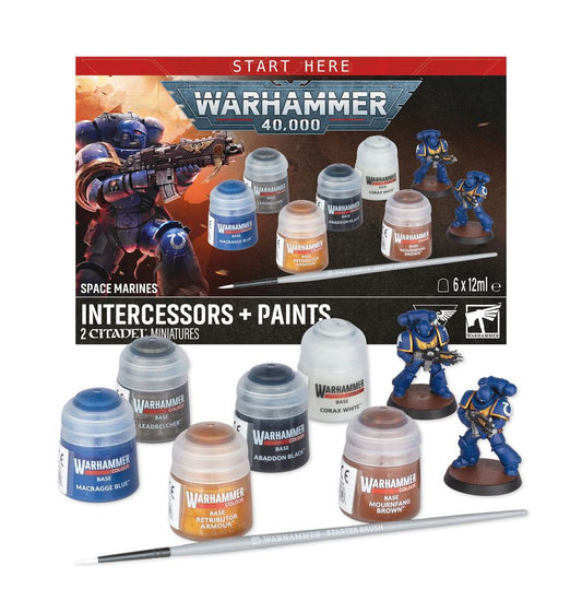 W40K Intercessors and Paints (11th Ed)