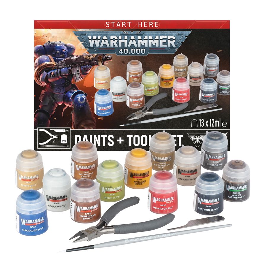 W40K Paints and Tools Set (11th Ed)