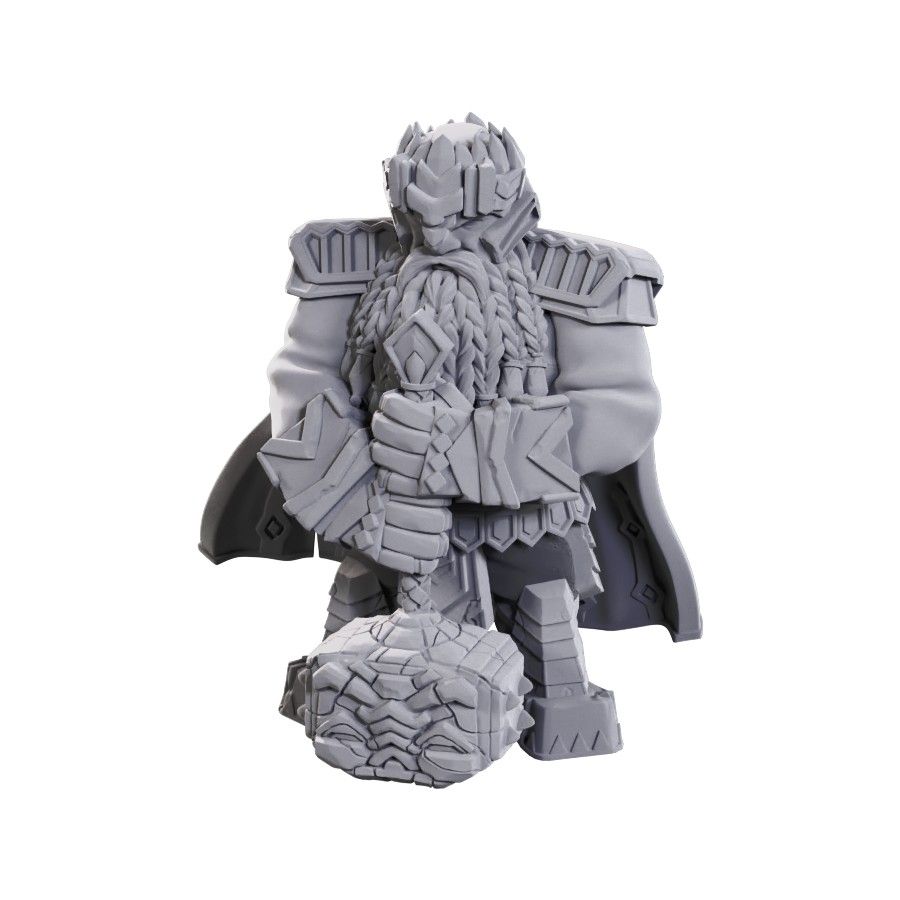 Pathfinder Figure: Male Dwarf Champion