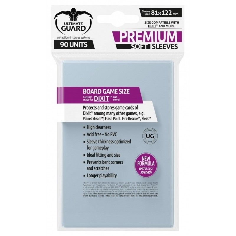 UG Board Game Sleeves: 81x122 (90pce)