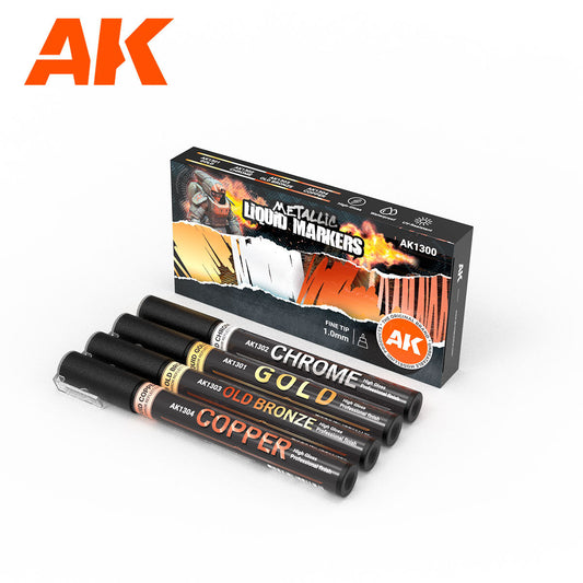 AK Interactive: Metallic Markers