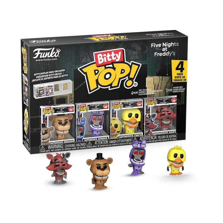 POP! Bitty: FNAF - Withered 4 Pack