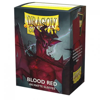 Dragon Shield: Matte Sleeves - Blood Red