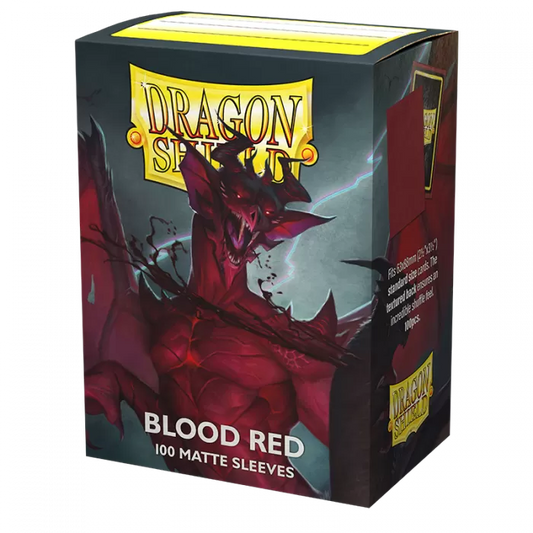 Dragon Shield: Matte Sleeves - Blood Red