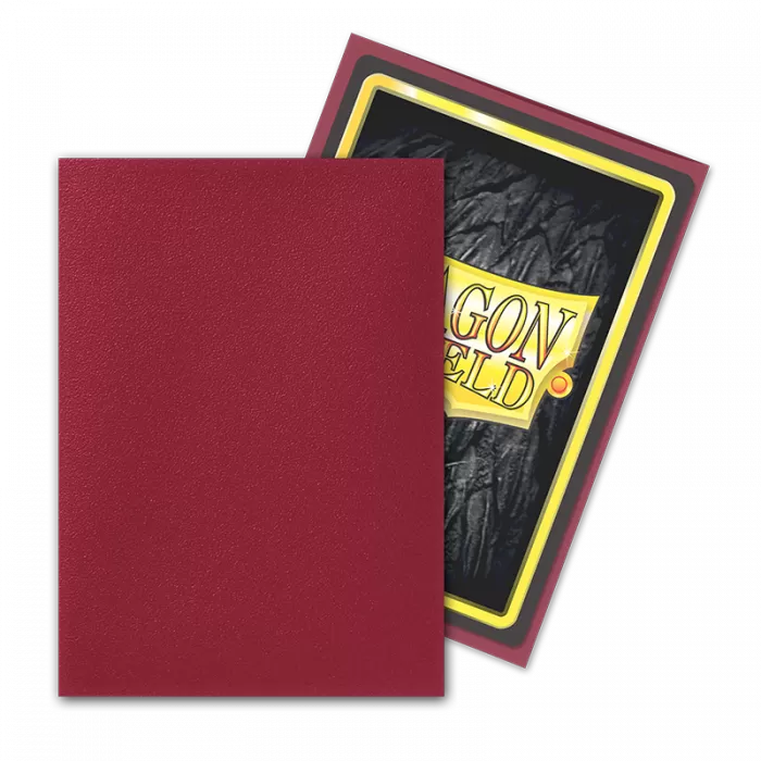 Dragon Shield: Matte Sleeves - Blood Red