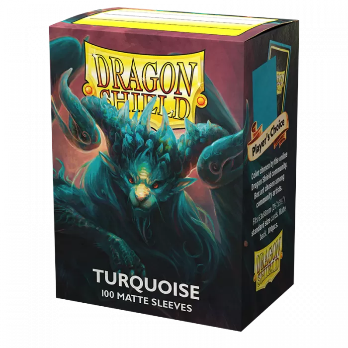 Dragon Shield: Matte Sleeves - Turquoise