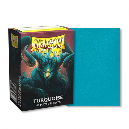 Dragon Shield: Matte Sleeves - Turquoise