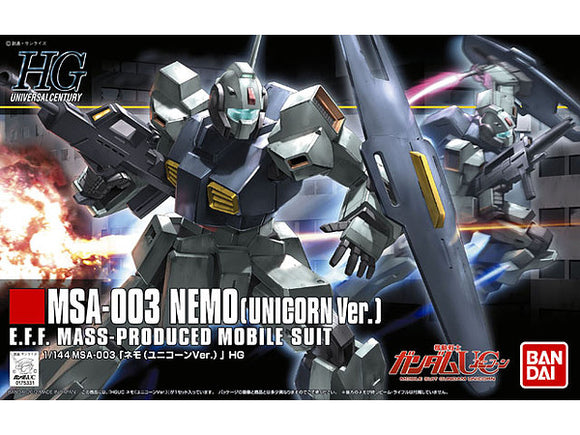 HGUC Gundam - Nemo Unicorn Ver