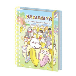 Notebook: Bananya - Curious Bunch A5