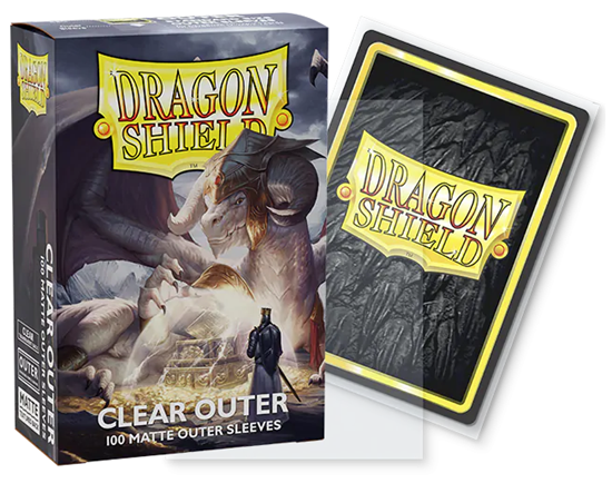 Dragon Shield: Matte Clear Outer Sleeves