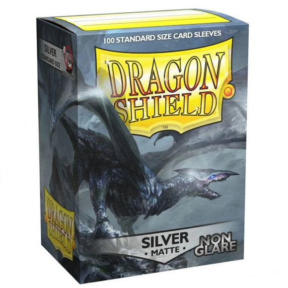 Dragon Shield: Matte Sleeves - Silver