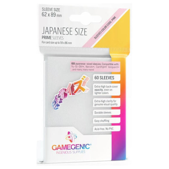 Gamegenic: Japanese White Sleeves