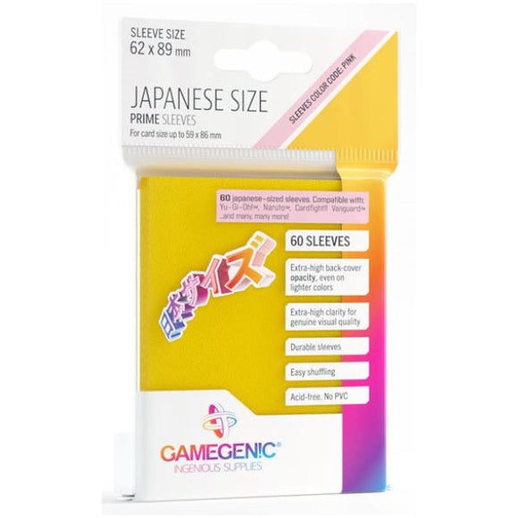Gamegenic: Japanese Yellow Sleeves