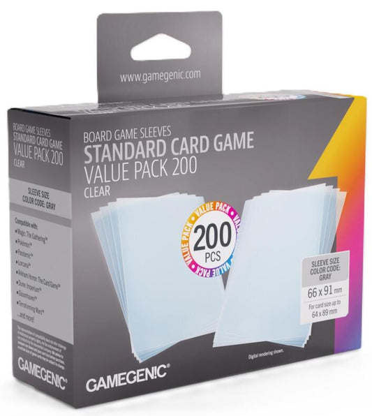 Gamegenic Prime Sleeves: 66x91 Value Pack 200