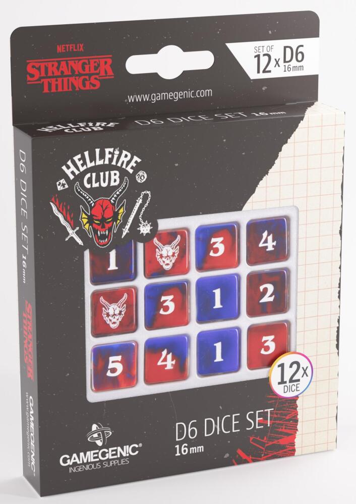 Gamegenic Stranger Things Hellfire Dice