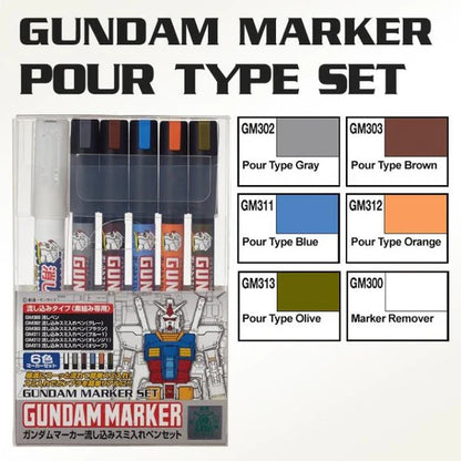 Gundam Marker: Pouring Inking Pen Set