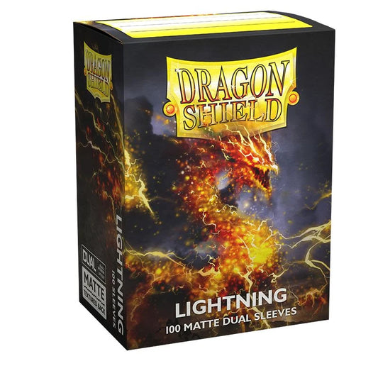 Dragon Shield: Matte Sleeves - Lightning