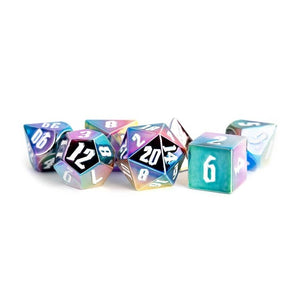 MDG Dice: 16mm Rainbow Aegis White