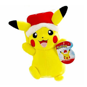Pokemon Plush: Xmas 8" Pikachu