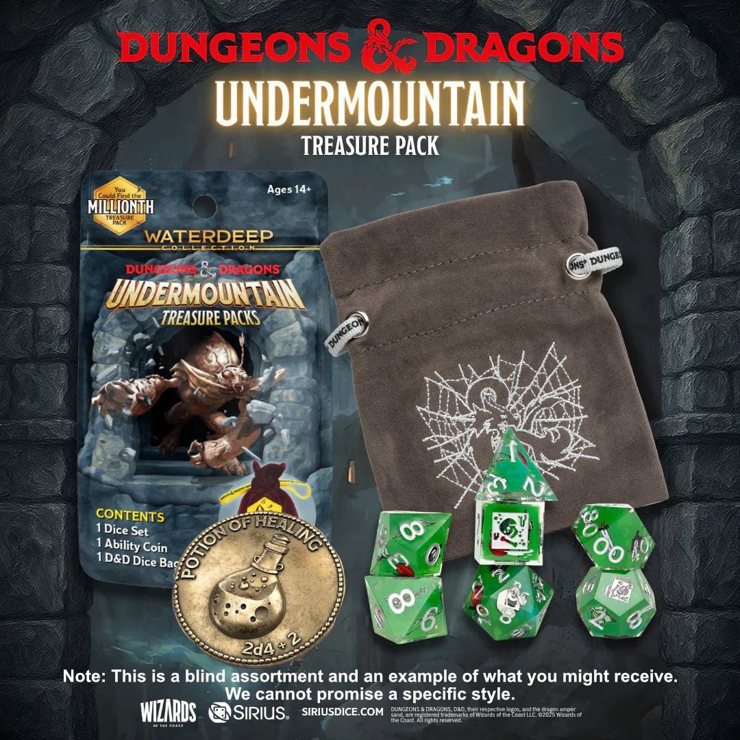 Sirius Dice: D&D Undermountain Treasure