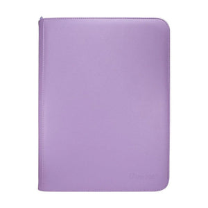UP: Vivid 9-Pocket Zippered Binder Purpl