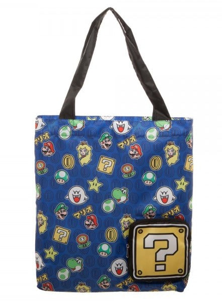 Super Maio Bros Packable Tote Bag