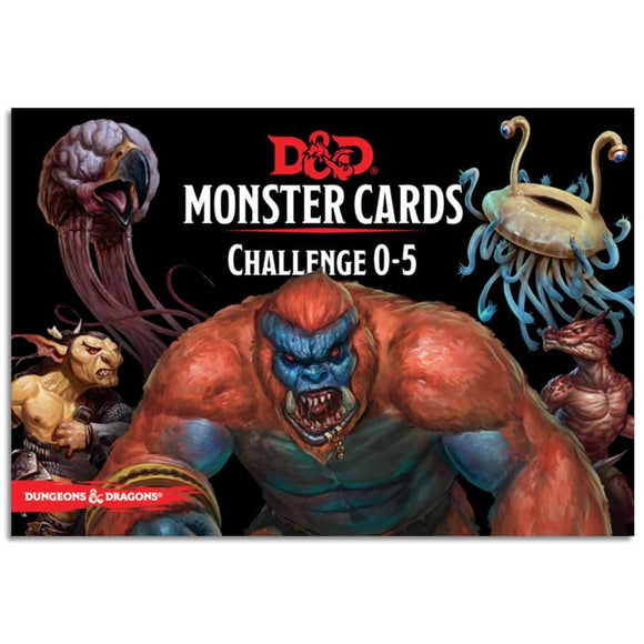 D&D Spellbook Cards: Monster Deck 0-5