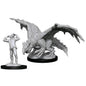 D&D Figure: Green Dragon Wyrmling & Elf